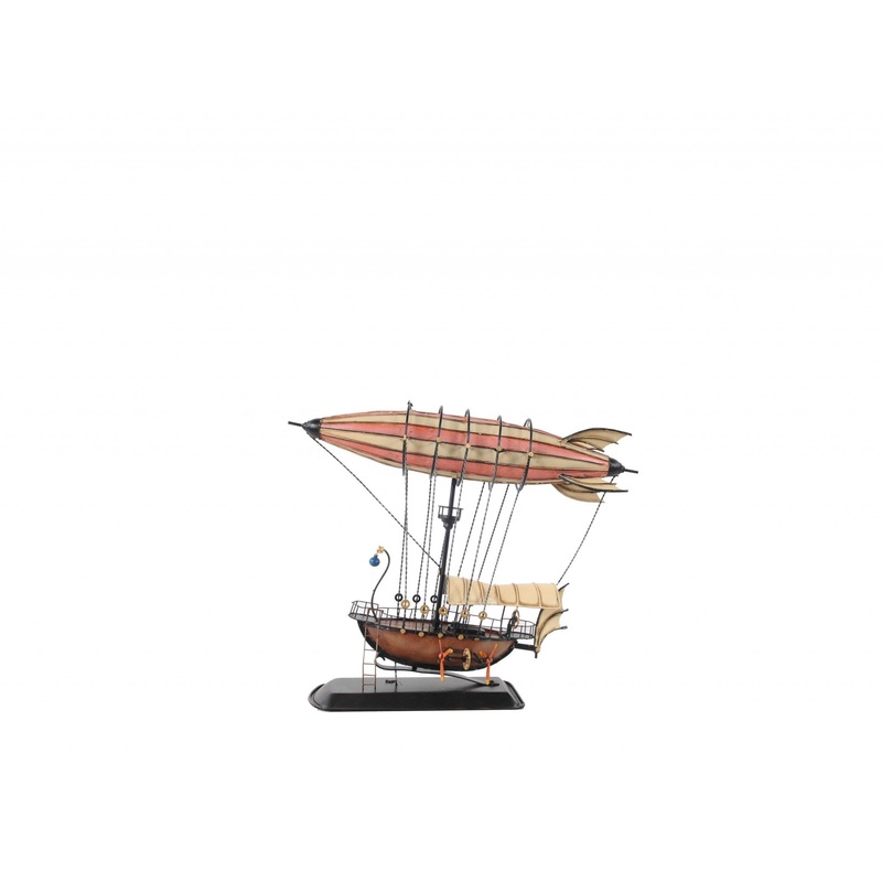 Steampunk Airship Model with Crows Nest By Homeroots