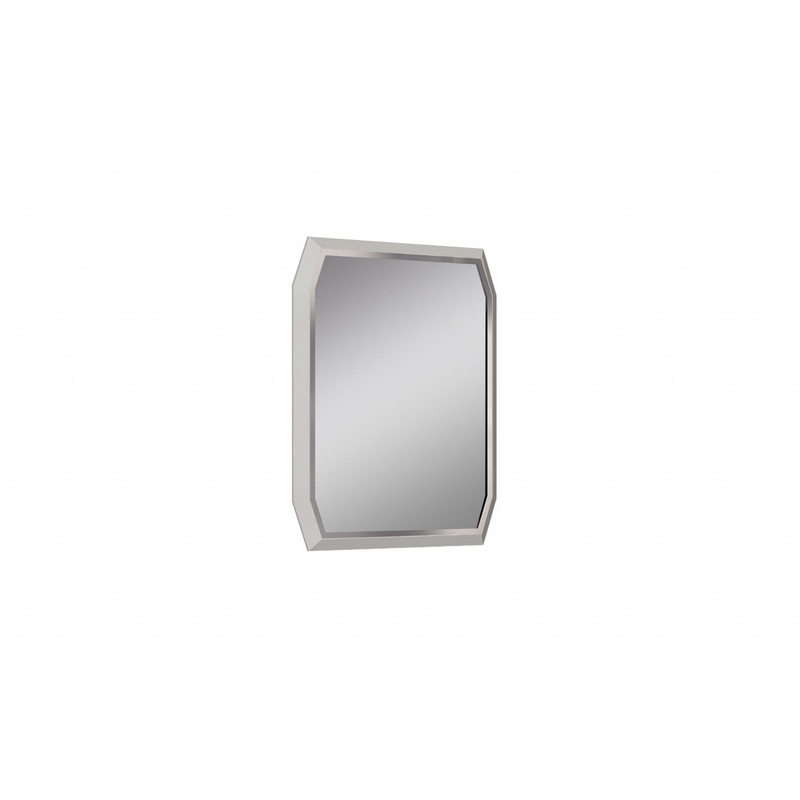 Taupe Glass Mirror By Homeroots