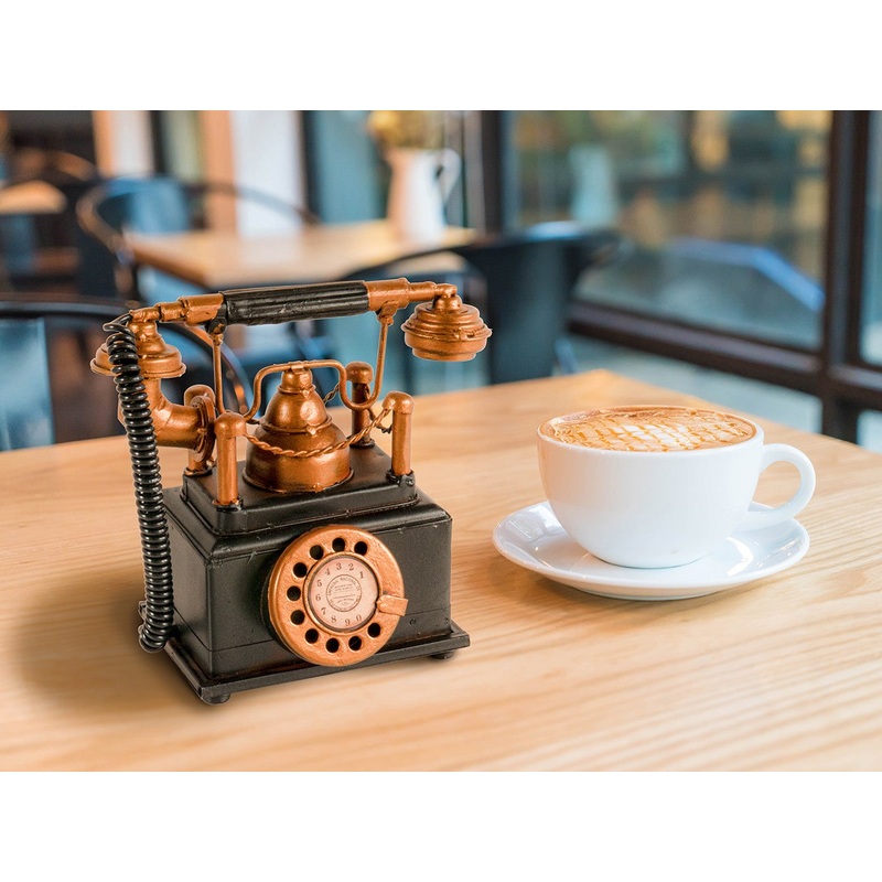 Vintage Telephone Coin Bank By Homeroots