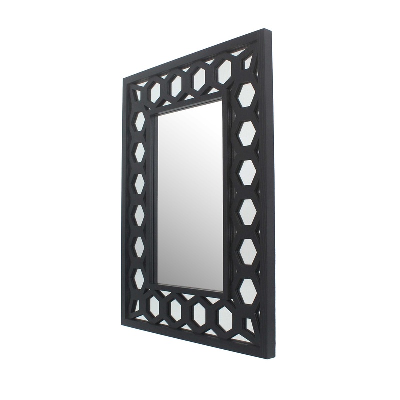 Black Vintage Dressing - Mirror By Homeroots