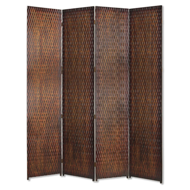 Brown Wood Screen By Homeroots - 274905