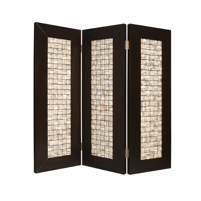 Brown Wood Screen By Homeroots - 277097