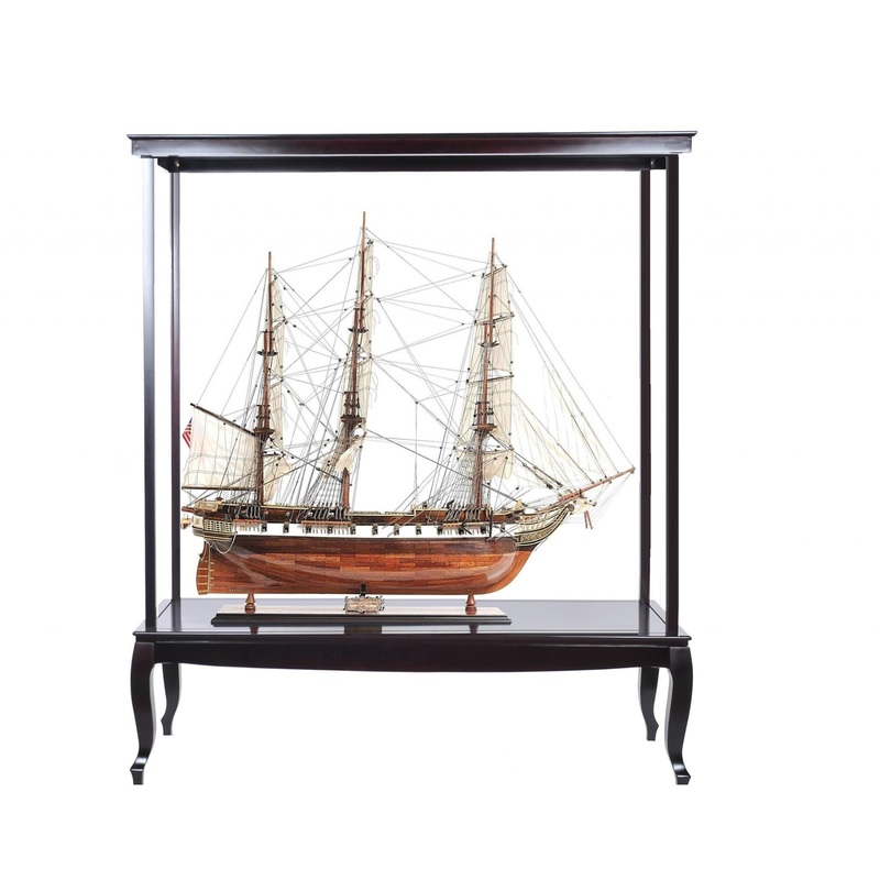 Display Case for Extra Large Ship No Glass By Homeroots