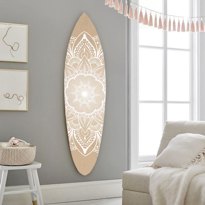 Wood, Tan, Tranquility Surboard Wall Art By Homeroots