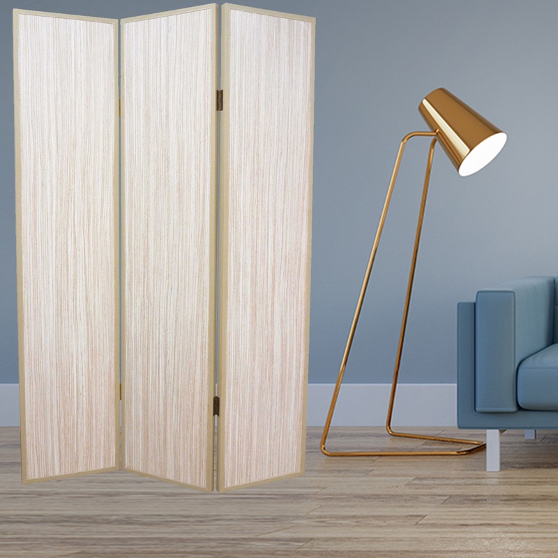 Beige Wood Screen By Homeroots - 277084