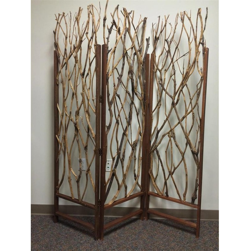 Brown Wood Tree Screen By Homeroots