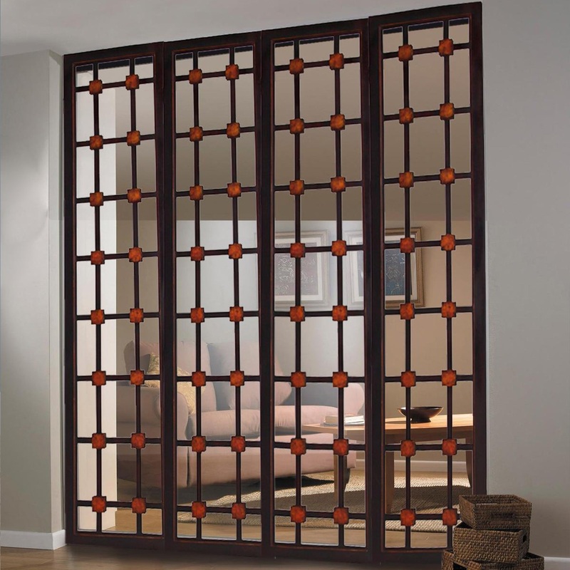 Brown Woood Screen By Homeroots