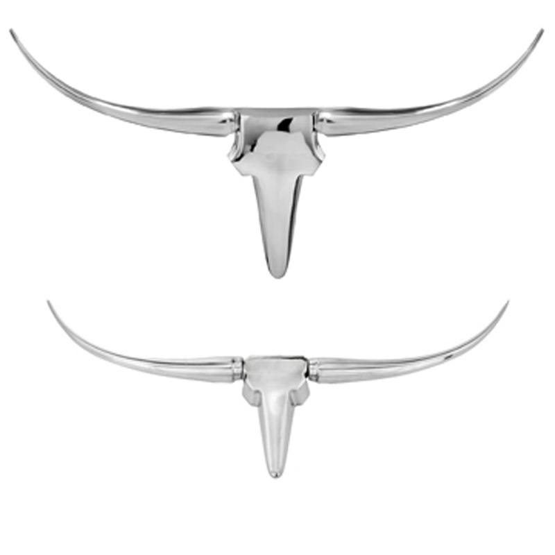 Buffe Extra Large Long Horn Wall Bust By Homeroots