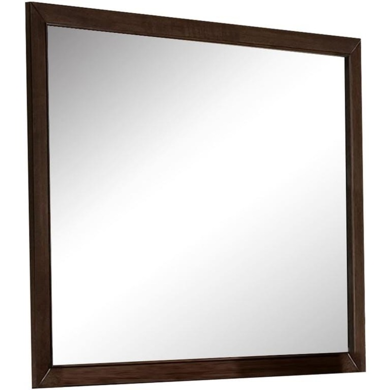 Espresso Wooden Rectangular Vanity Mirror By Homeroots