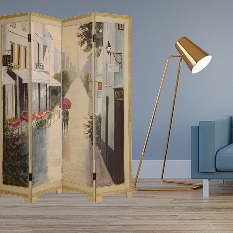 Multi Color Paris Promenade Wood Screen By Homeroots