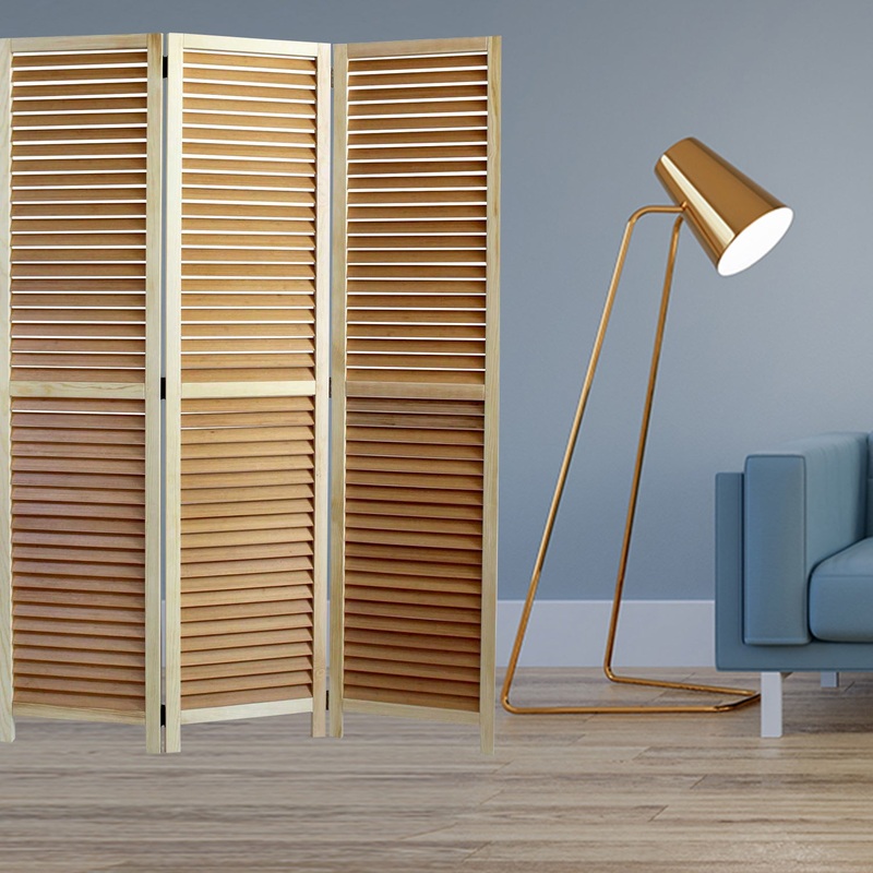 Natural Wood Screen By Homeroots - 277092