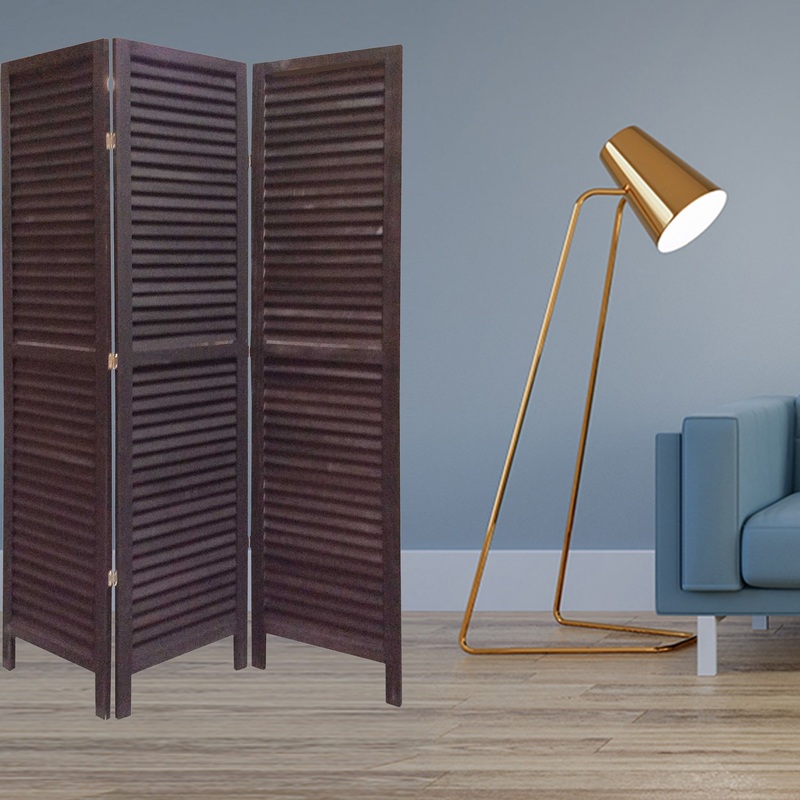 Black Wood Shutter - Screen By Homeroots