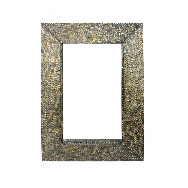 Bronze Gravel-Like Mosaic Frame - Dressing Mirror By Homeroots
