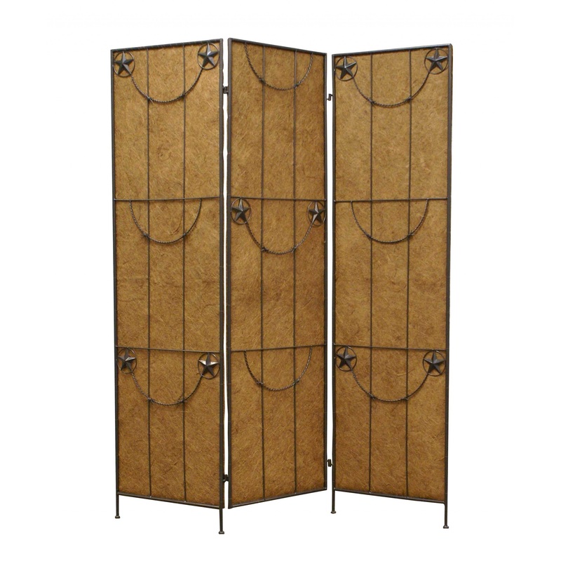 Brown Metal Lone Star - Screen By Homeroots