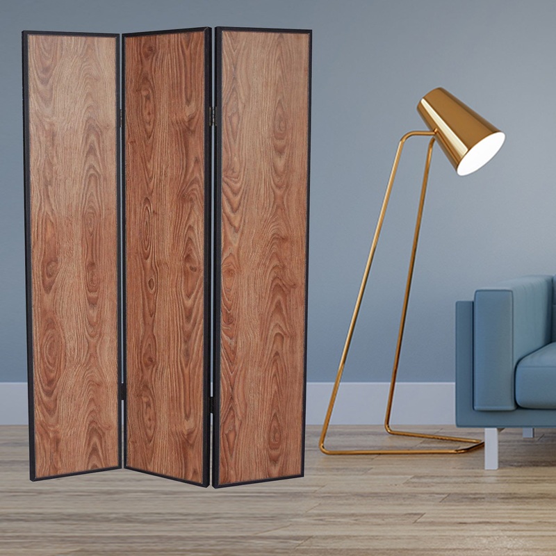 Brown Wood Screen By Homeroots - 274689