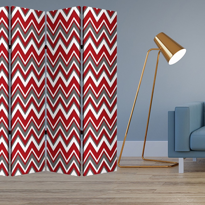Mlti Color Wood Canvas Screen By Homeroots