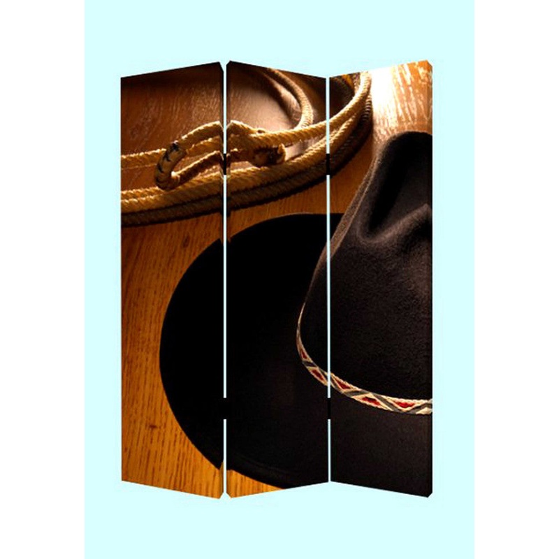 Multi Color Wood Canvas Round Up Screen By Homeroots