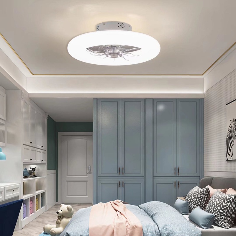 Minimalist Ceiling Fan and Light By Homeroots
