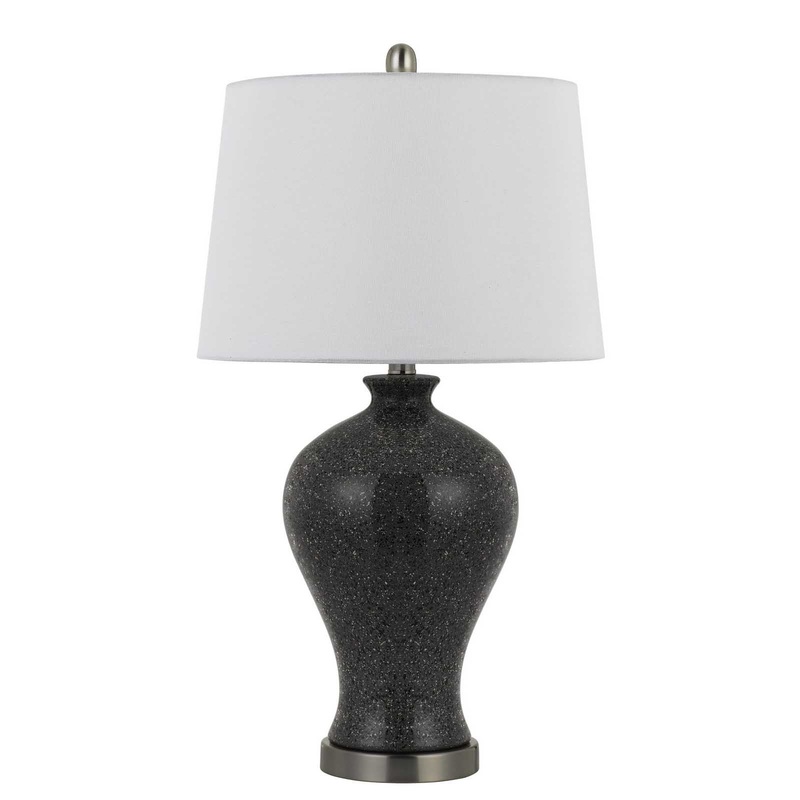 Set of Two 27 Ceramic And Marble Table Lamps By Homeroots
