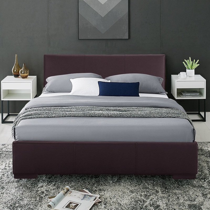Brown Platform Twin Bed By Homeroots