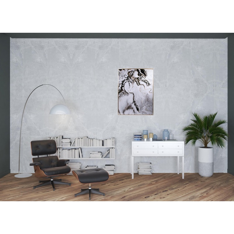 Set of Two White Framed Art By Homeroots
