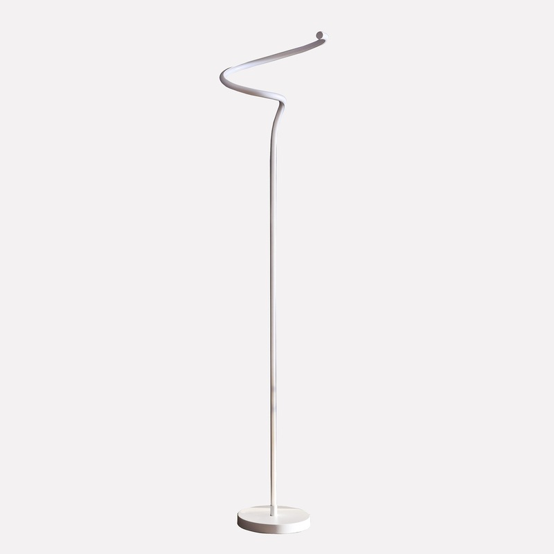 White LED Novelty Floor Lamp With White By Homeroots