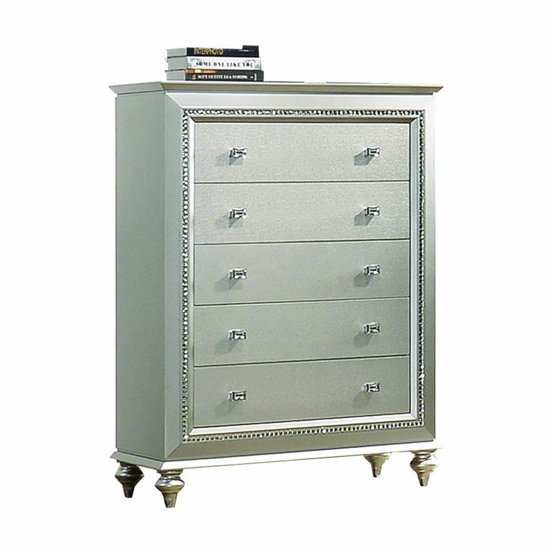 Champagne Wood Chest By Homeroots