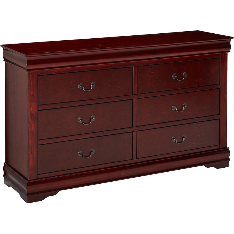 Cherry Wood Dresser By Homeroots - 374204