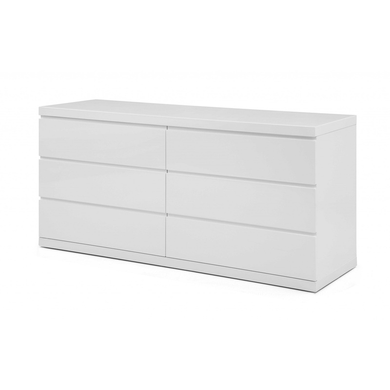 White Double Dresser By Homeroots