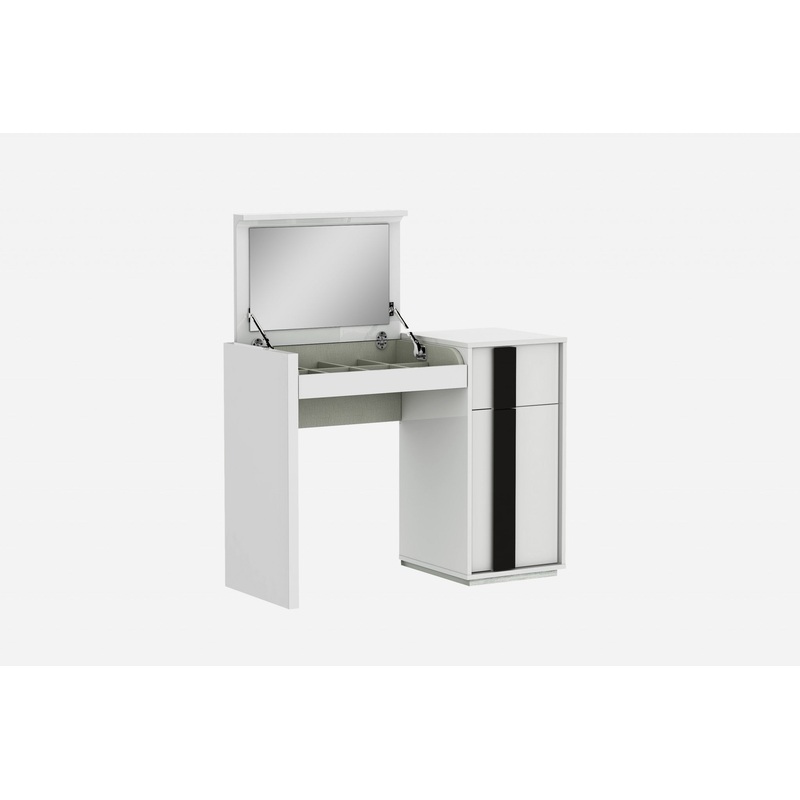 White Iron Vanity Dresser By Homeroots