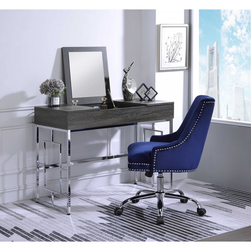 Modern Chic Whitewash Vanity Desk By Homeroots