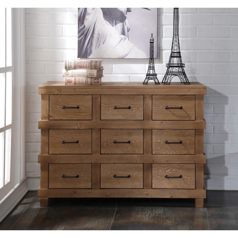 Antique Oak Dresser By Homeroots