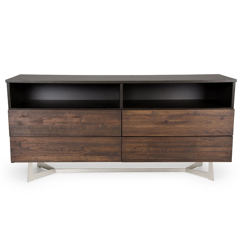 Dark Aged Oak Dresser Or Tv Stand By Homeroots