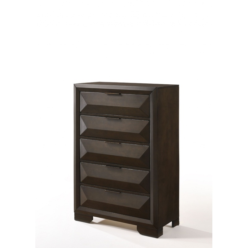 Espresso Rubber Wood Chest By Homeroots - 318727