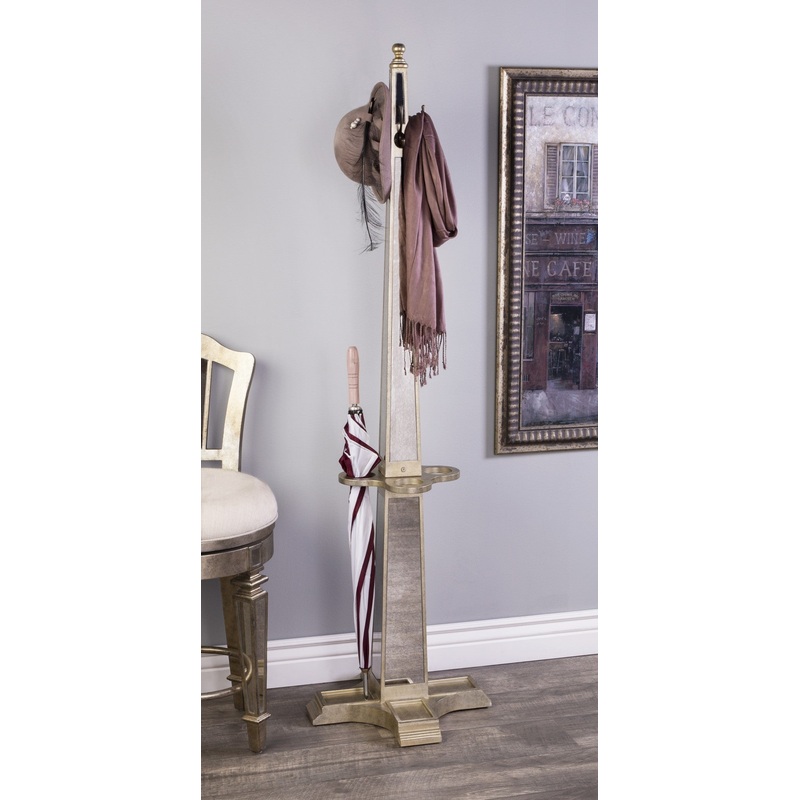 Farum Mirrored Coat Rack By Homeroots