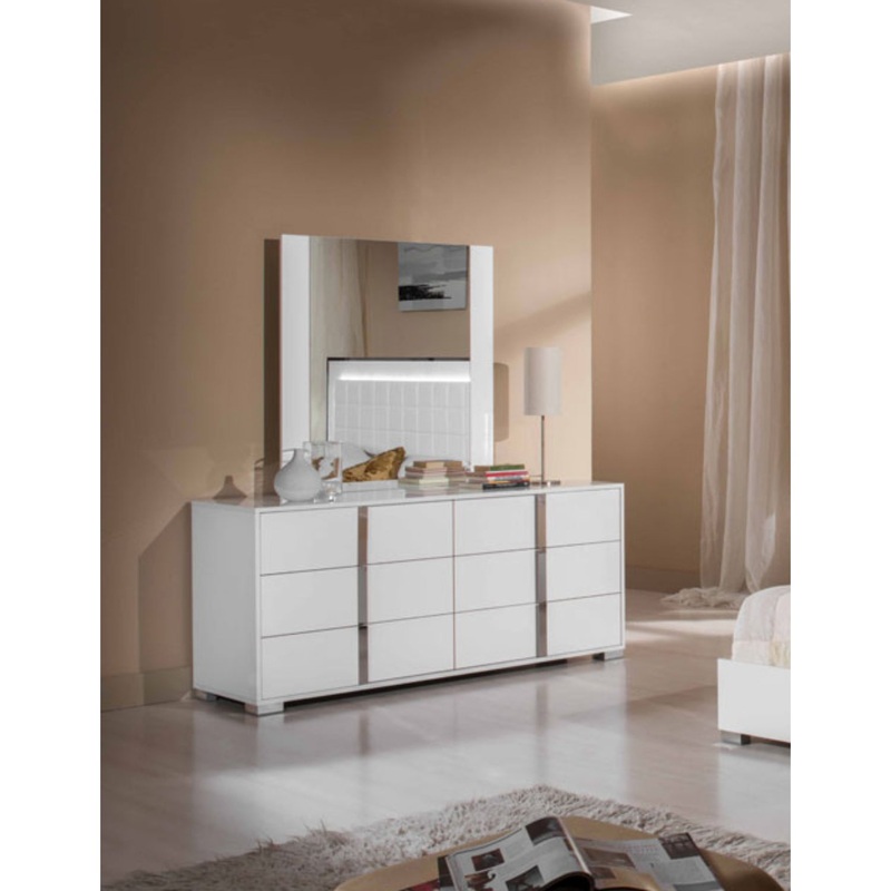 Minimalist White 6 Drawer Dresser By Homeroots