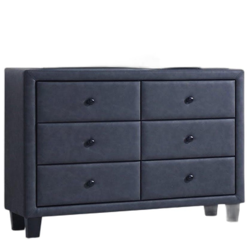 Tone Gray Pu Wood Dresser By Homeroots