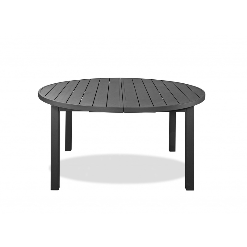Gray Aluminum Dining Table By Homeroots