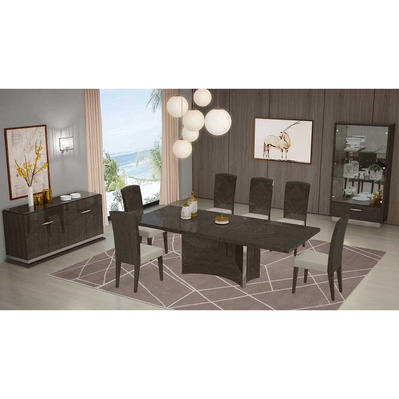 Gray Dining Table By Homeroots - 366367