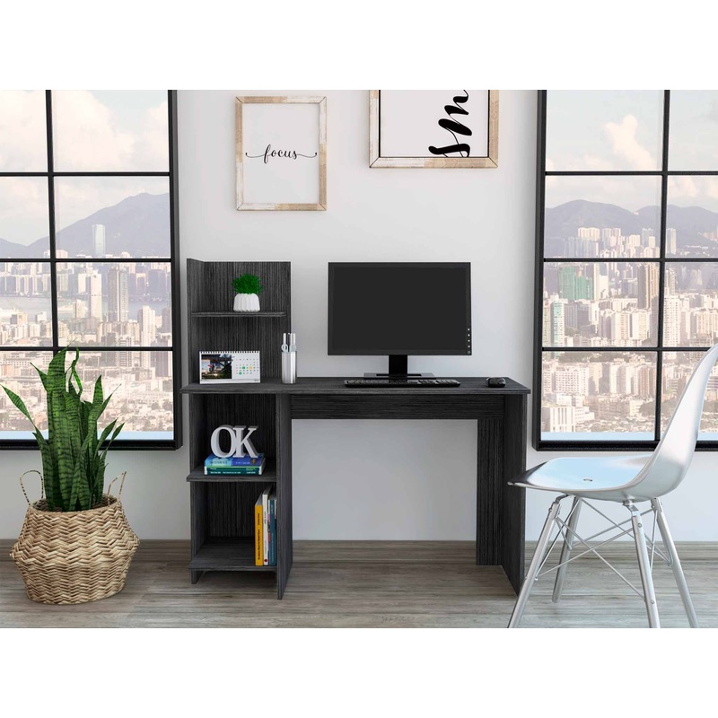 Modern Smokey Gray Computer Desk By Homeroots