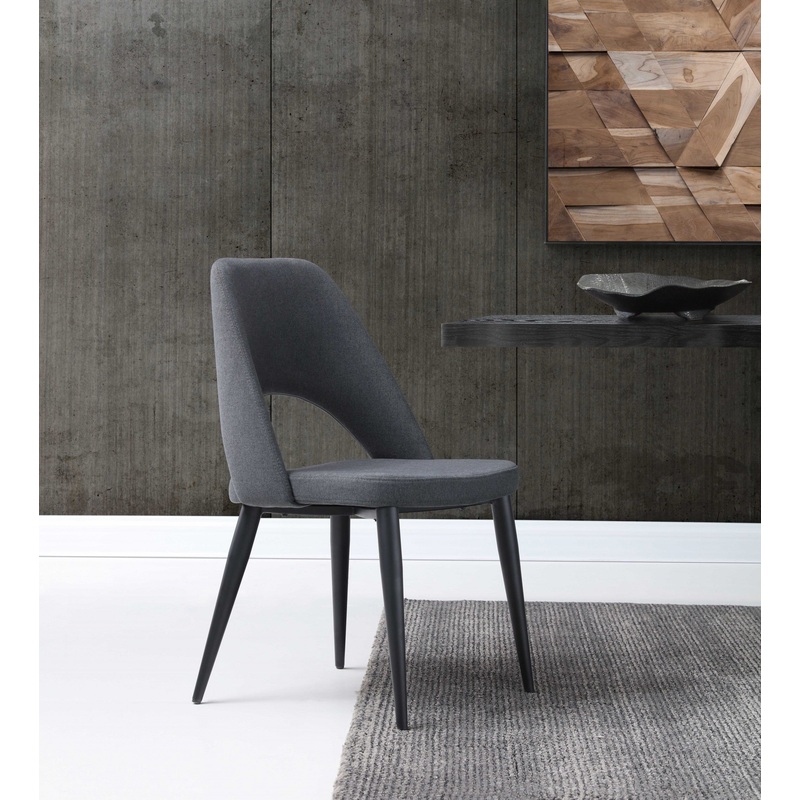 Set Of 2 Blue Faux Leather Metal Dining Chairs By Homeroots