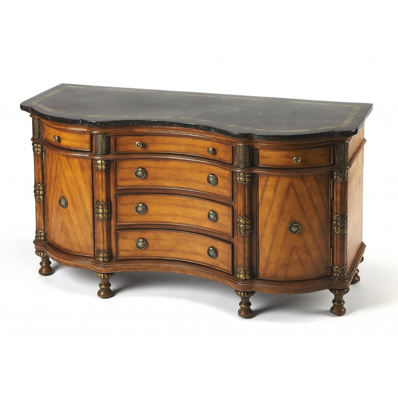 Traditional Style Wooden Credenza By Homeroots