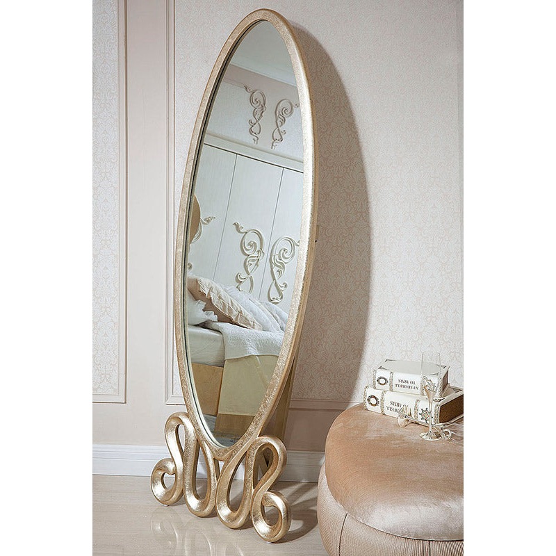 71" Transitional Gold Mirror By Homeroots