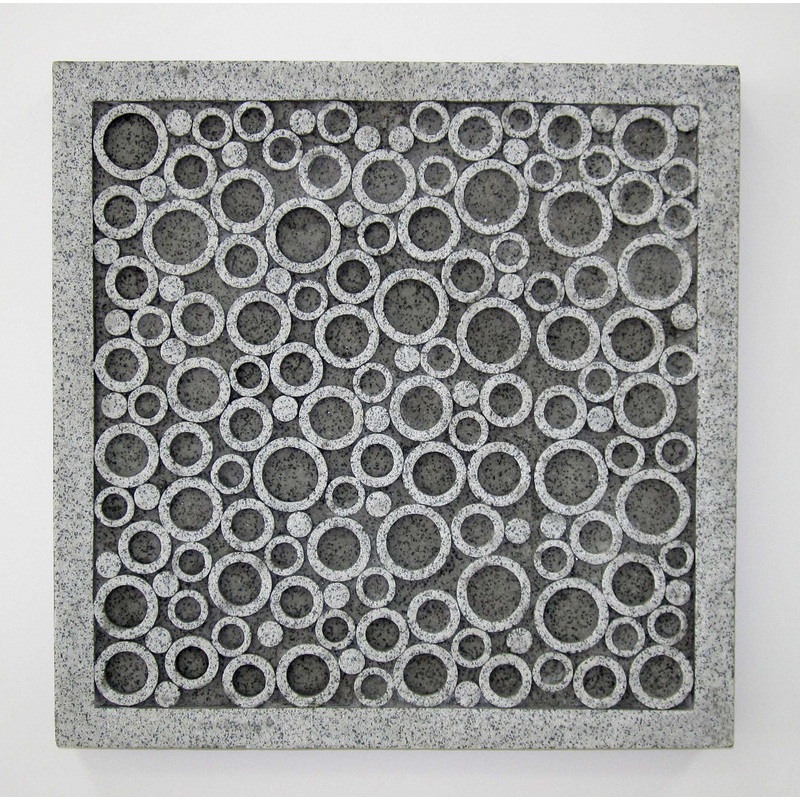 Brown Sandstone Square Bubble Design - Wall Decor By Homeroots