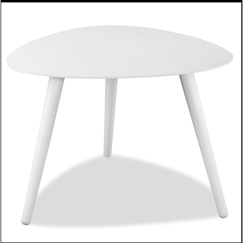 Powder Coated Aluminum Small Side Table By Homeroots