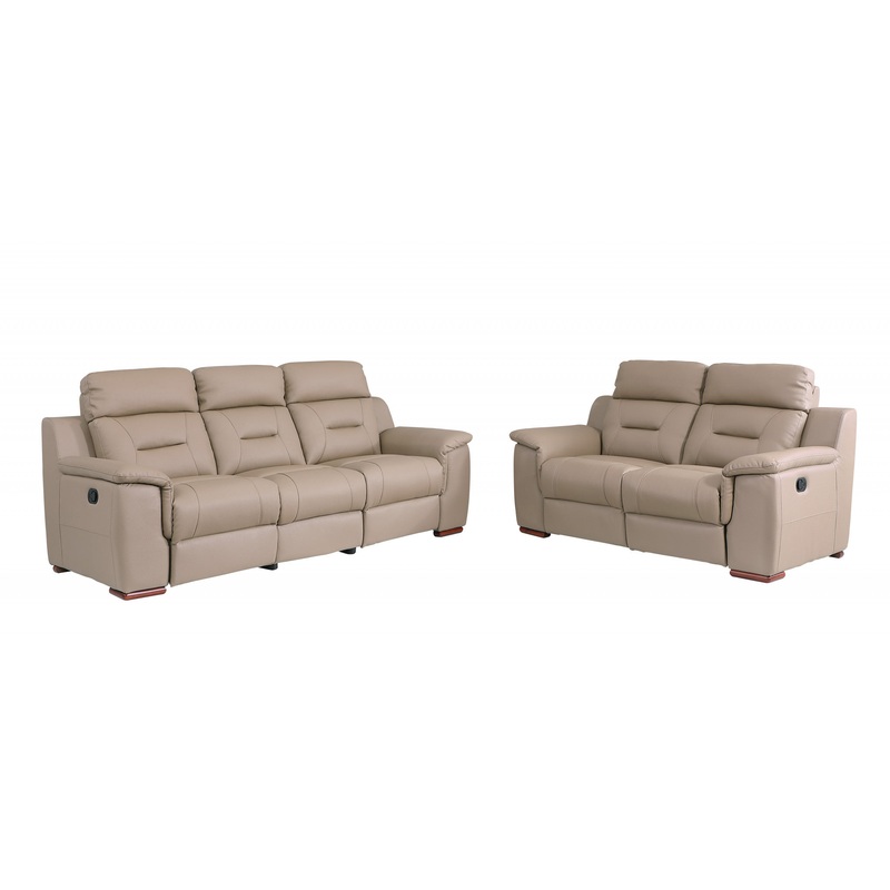 Beige Sofa Love By Homeroots - 366204