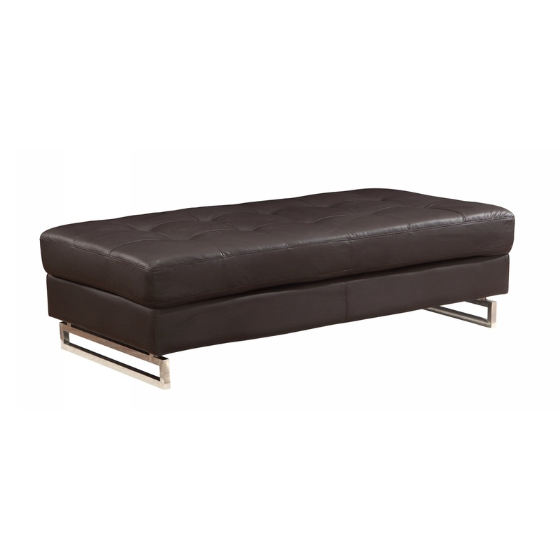 Brown Ottoman By Homeroots