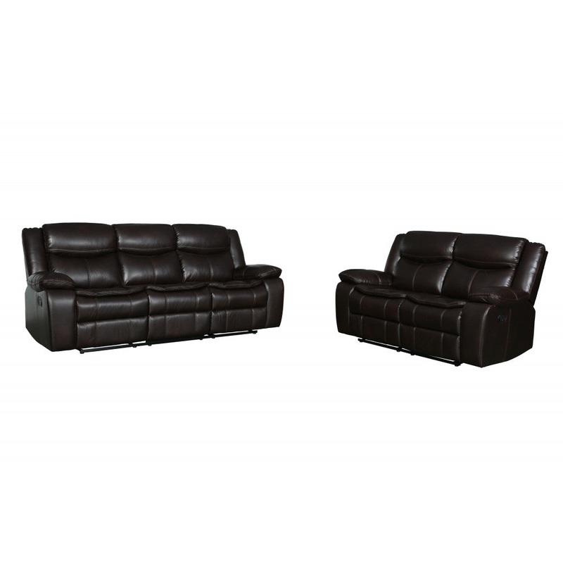 Brown Sofa Love By Homeroots - 366307