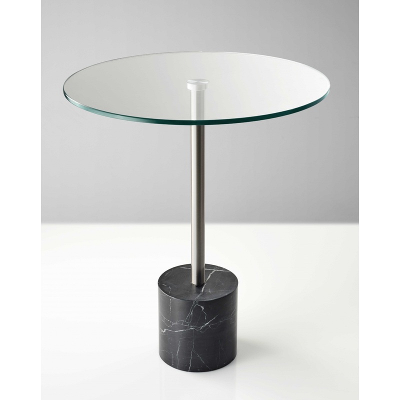 Brushed Steel End Table By Homeroots