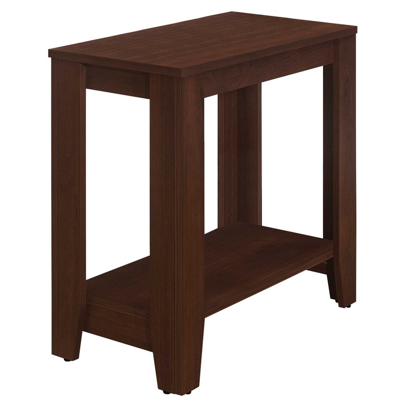 Cherry Particle Board Laminate Accent Table By Homeroots